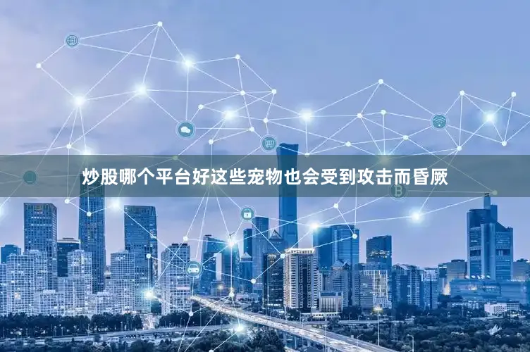 炒股哪个平台好这些宠物也会受到攻击而昏厥